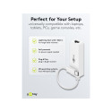 Goobay USB-C™ Etherneti adapter, valge