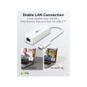 Goobay USB-C™ Etherneti adapter, valge