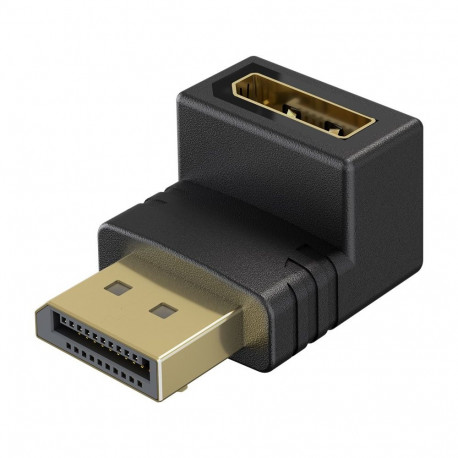Goobay DisplayPort nurkadapter 90° alla