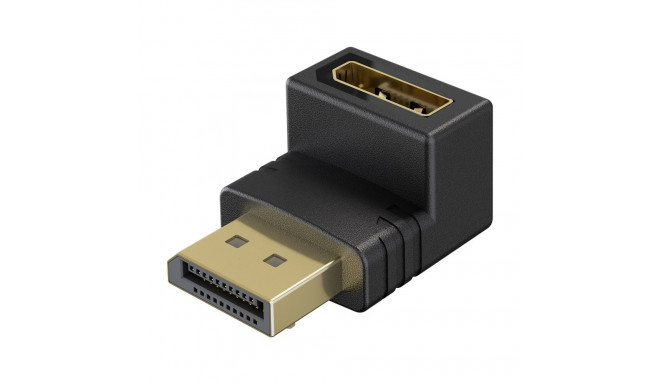 Goobay DisplayPort nurkadapter 90° alla