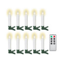 Goobay 10 juhtmevabad LED jõulupuu küünlad