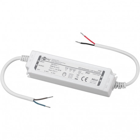 Goobay LED Transformer 12 V (DC) (DC), 60 W, IP67