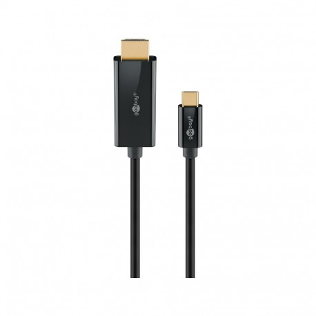 Goobay USB-C™ – HDMI™ kaabel, 3 m, must