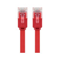 Goobay CAT 6 Flat Patch Cable, U/UTP, red 2 m