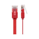 Goobay CAT 6 Flat Patch Cable, U/UTP, red 2 m