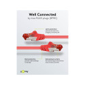 Goobay CAT 6 Patch Cable, S/FTP (PiMF), red 0.5 m