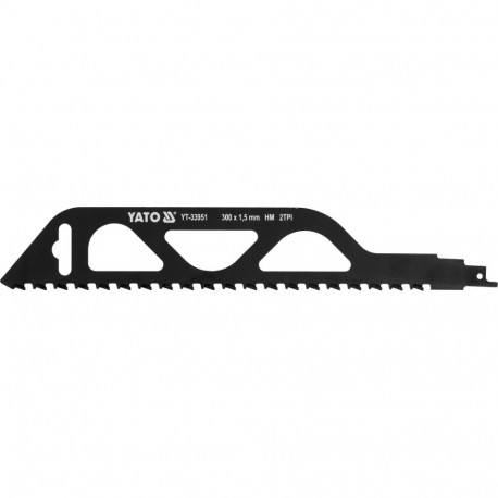 Sabre Saw Blade 300Mm For Blocks/Bricks YT-33951 YATO