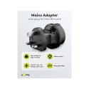 Goobay Travel Adapter Europe to UK, black