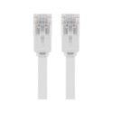 Goobay CAT 6 Flat Patch Cable, U/UTP, white 1 m