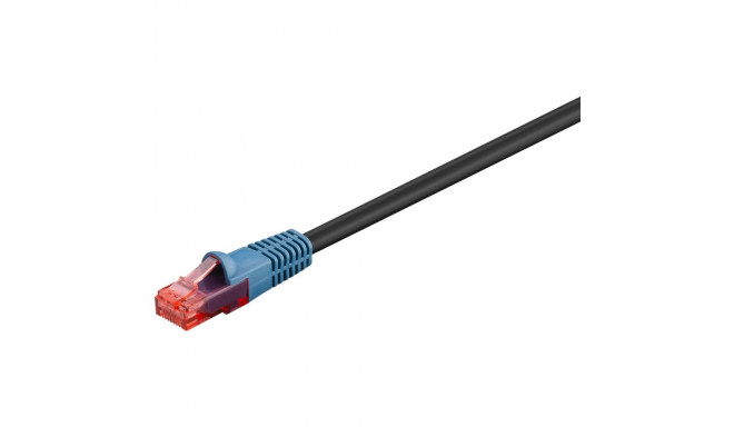 Goobay CAT 6 välitingimuste patch-kaabel, U/UTP, must 40 m