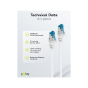 Goobay CAT 6A Patch Cable, S/FTP (PiMF), white 1 m