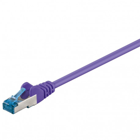 Goobay CAT 6A patch-kaabel, S/FTP (PiMF), violetne 0,5 m