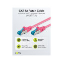 Goobay CAT 6A Patch-kaabel, S/FTP (PiMF), magenta 15 m