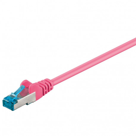 Goobay CAT 6A Patch-kaabel, S/FTP (PiMF), magenta 3 m