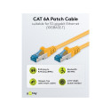 Goobay CAT 6A Patch-kaabel, S/FTP (PiMF), kollane 15 m