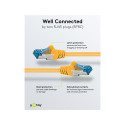 Goobay CAT 6A Patch Cable, S/FTP (PiMF), yellow 15 m