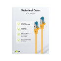 Goobay CAT 6A Patch Cable, S/FTP (PiMF), yellow 15 m