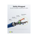 Goobay CAT 6A Patch Cable, S/FTP (PiMF), blue 30 m