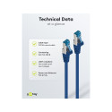 Goobay CAT 6A Patch Cable, S/FTP (PiMF), blue 30 m