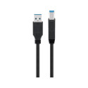 Goobay USB 3.0 kaabel USB-B-ga, must 1.8 m