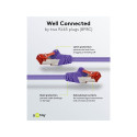 Goobay CAT 6 Patch Cable S/FTP (PiMF), violet 5 m