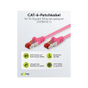 Goobay CAT 6 Patch-kaabel S/FTP (PiMF), magenta 50 m