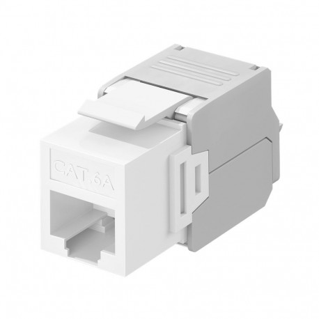 Goobay Keystone Module RJ45 CAT 6A, UTP white