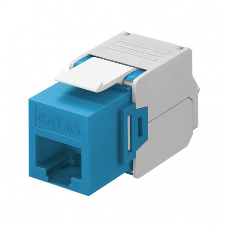 Goobay Keystone moodul RJ45 CAT 6A, UTP sinine