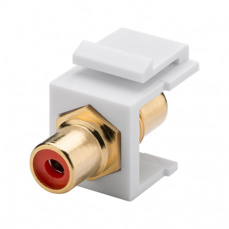 Goobay Keystone Cinch/RCA Module red