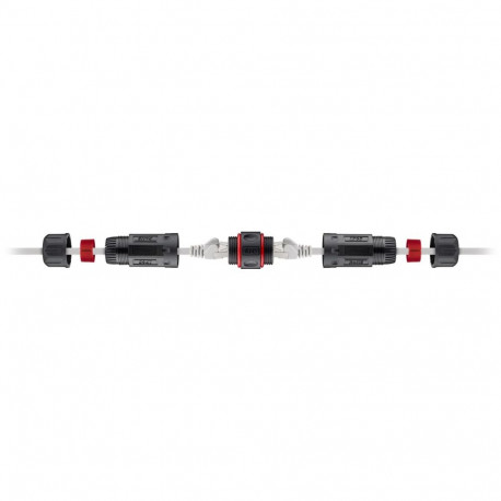 Goobay CAT 6 Outdoor RJ45 Patch Cable Coupler (IP68)