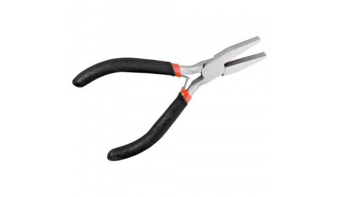 Goobay Flat-Nose Pliers with Half-Round Tip, 125 mm