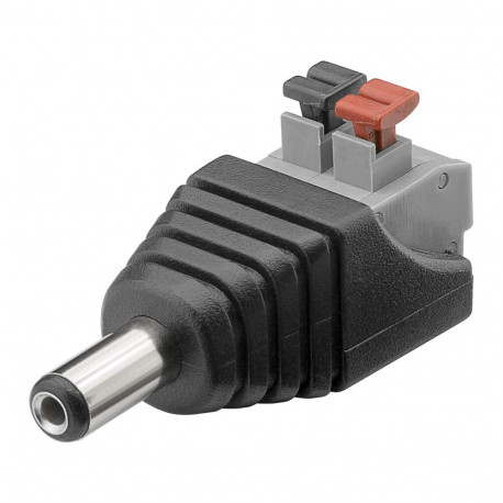 Goobay klemmplokk 2-pin > isane DC-pistik (5.50 x 2.10 mm) (10 tk)