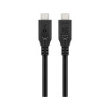 Goobay USB-C™ kaabel, USB 3.2, 1,5 m, must