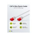Goobay CAT 6 Slim Patch kaabel U/UTP, hall 20 m
