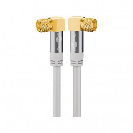 Goobay SAT Antenna Cable (135 dB), 4x Shielded 1 m