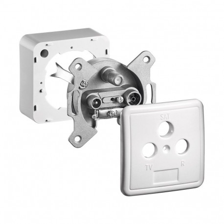Goobay Complete Set: 3-Hole Antenna Stub/End Socket