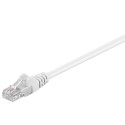 Goobay CAT 5e patch-kaabel, U/UTP, valge 0.5 m