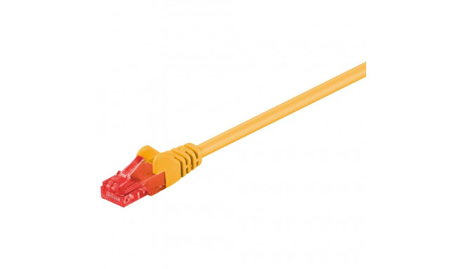 Goobay CAT 6 Patch Cable, U/UTP, yellow 3 m