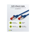 Goobay CAT 6 Patch-kaabel S/FTP (PiMF), sinine 0.25 m