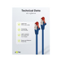 Goobay CAT 6 Patch-kaabel S/FTP (PiMF), sinine 15 m