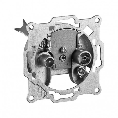 Goobay 2-Hole Aerial Through Socket