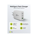 Goobay USB-C™ PD GaN multiport kiirlaadija (100 W) valge