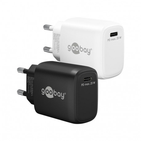 Goobay 25 W USB-C PD GaN Fast Charger black black