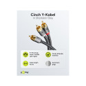 Goobay RCA Y-kaabel, 10 m