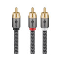 Goobay RCA Y-Cable, 2 m 2 m