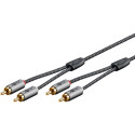 Goobay Stereo RCA Cable, 2 m 2 m