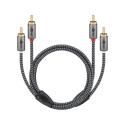 Goobay Stereo RCA Cable, 0.5 m 0.5 m