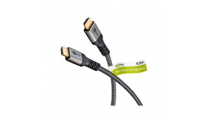 Goobay ultra kõrge kiirusega HDMI™ kaabel 0.5 m