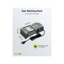 Goobay Sat multiswitch 9 sisendit/4 väljundit