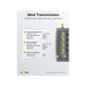 Goobay Sat multiswitch 9 sisendit/4 väljundit